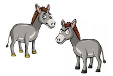 Сказка на ночь про двух упрямых осликов. Читать и слушать Сказка на ночь про двух упрямых осликов. Читать и слушать