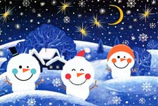 Сказка на ночь про маленьких снежных человечков. Читать и слушать Сказка на ночь про маленьких снежных человечков. Читать и слушать